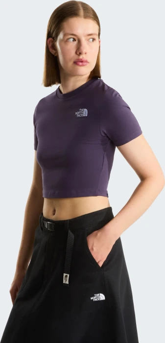 The North Face Cropped Slim T-Shirt kurzarm endless dusk (Damen)