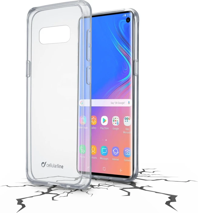 Cellularline Clear Duo für Samsung Galaxy S10 transparent