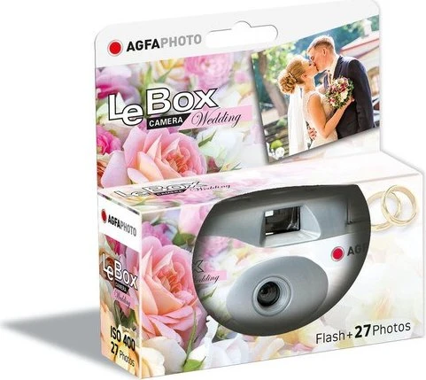 Ringfoto Rosen Einwegkamera Hochzeitskamera 27 Aufnahmen ISO 400