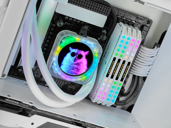 Corsair iCUE Elite LCD CPU-Kühler LCD-Display Upgrade-Kit, Ice