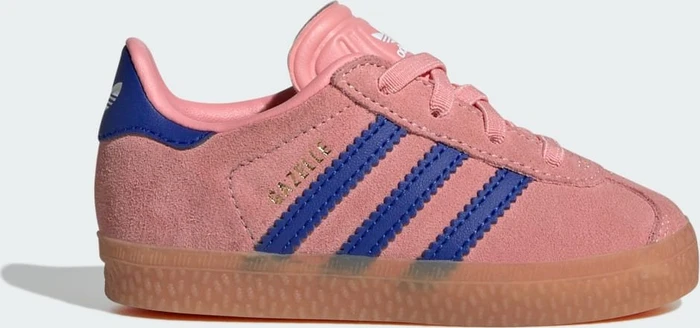 adidas Gazelle Comfort Closure Elastic Laces semi pink spark/lucid blue (Junior)