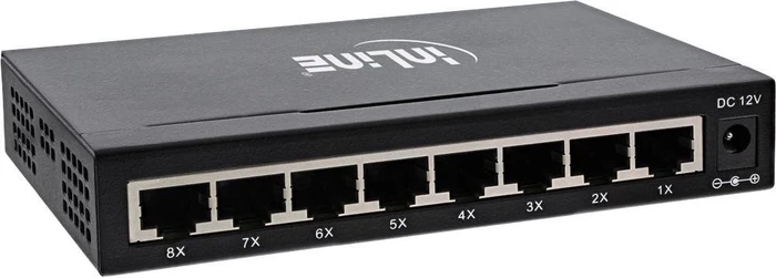InLine Desktop Gigabit Switch, 8x RJ-45