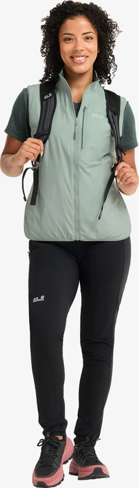 Jack Wolfskin Trail Light Ins 2in1 Funktionsweste green zinnia (Damen)