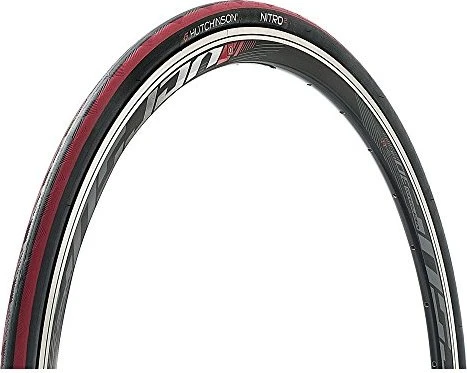Hutchinson Nitro 2 700x25C Mono-Compound Reifen schwarz/rot