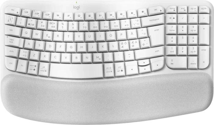 Logitech Wave Keys, Grauweiß, Logi Bolt, USB/Bluetooth, ND