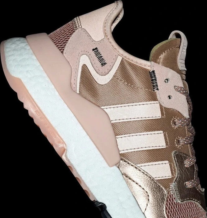 adidas Nite Jogger rose gold metallic/vapour pink/core black (Damen)