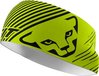 Dynafit Graphic Performance Stirnband neon yellow stripped
