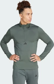 adidas Workout Quarter-Zip Funktionsshirt langarm legend ivy/black (Herren)