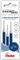 Pentel EnerGel Roller Pen LR7-CX Tintenrollermine 0.35mm (0.7mm Ball) blau, 3er-Pack Vorschaubild