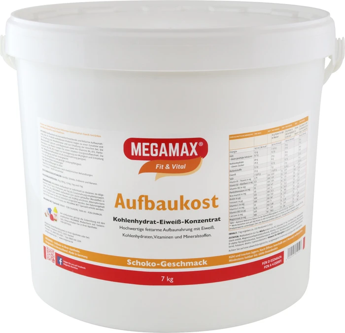 Megamax Aufbaukost Schokolade 7kg
