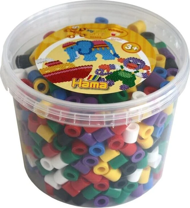Hama Maxi Dose mit Perlen 600 Stück