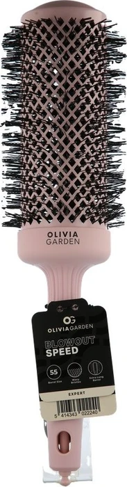 Olivia Garden Expert Blowout Shine pastel pink 55mm