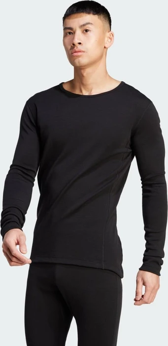 adidas Terrex Xperior Merino 260 Baselayer Funktionsshirt langarm schwarz (Herren)