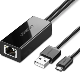 Ugreen Ethernet Adapter LAN-Adapter, RJ-45, USB 2.0 Micro-B [Stecker] (30985)