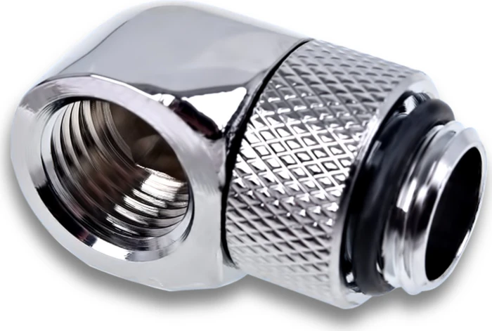 Alphacool Ghiacciolo 17603: Raccordo Girevole 8mm G1/4 AG Su G1/4 IG, Cromato, Per Raffreddamento Ad Acqua PC - 4