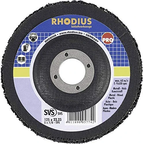 Rhodius SVS Vlies Schleifscheibe, 125x22.23mm, 10 Stück