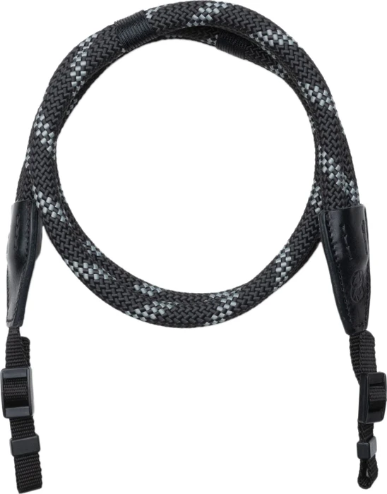 Cooph Double Rope Camera Strap Webbing Band 130cm Duotone Charcoal