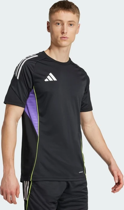 adidas Tiro 25 Competition Funktionsshirt kurzarm black/purple rush (Herren)