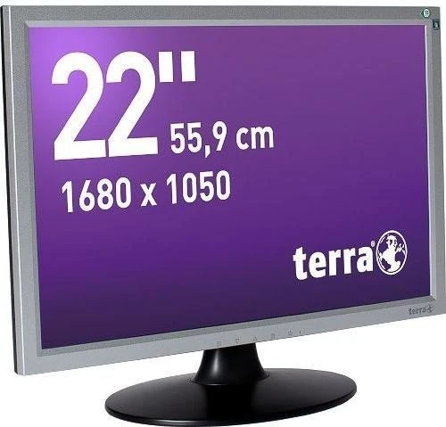 Wortmann Terra LED 2230W, silber/schwarz, 22"