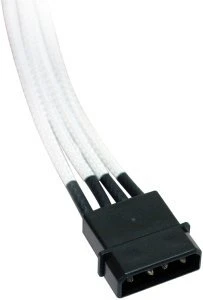 NZXT SATA-Stromadapter 4-Pin [IDE] auf 2x 15-Pin [SATA] 20cm, sleeved weiß
