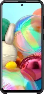 Samsung Silicone Cover für Galaxy A71 schwarz
