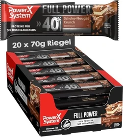 Power System Full Power Bar Schoko Nougat Crunch 1.4kg (20x 70g)