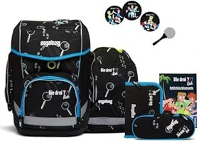 Ergobag Cubo Bärdektiv 2023 Schulrucksack-Set, 5-tlg.