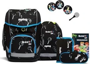 Ergobag Cubo Bärdektiv 2023 Schulrucksack-Set, 5-tlg.