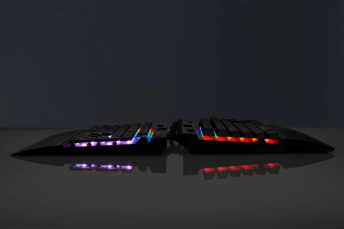 Corsair Gaming K70 RGB MK.2 Low Profile Rapidfire, MX LOW PROFILE RGB SPEED, USB, DE