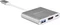 SilverStone EP08 USB 3.0 Typ-C auf HDMI Adapter, silber Vorschaubild