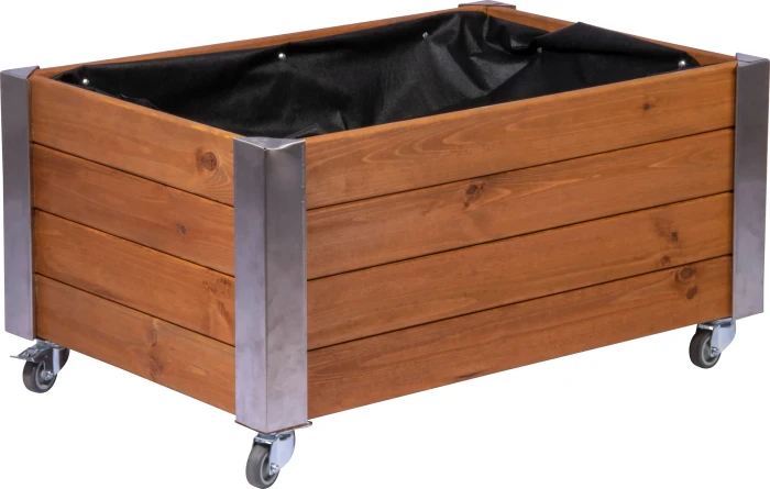 Dobar 58190FSCe Rollfi Hochbeet 78x40.5cm braun