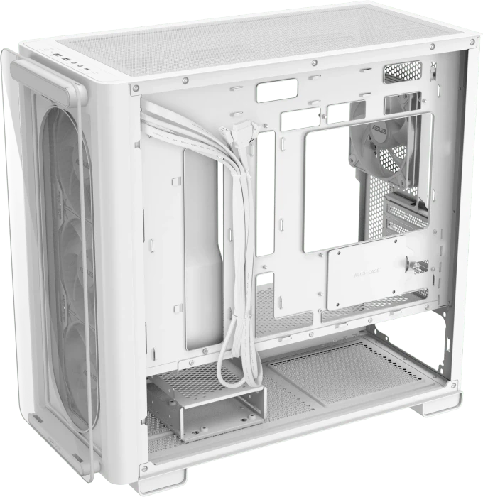 ASUS A23 PLUS TG ARGB White, Glasfenster