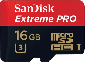 SanDisk Extreme PRO R95/W90 16GB, UHS-I U3, Class 10