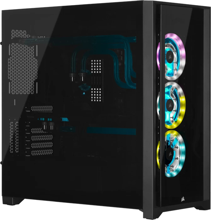 Corsair iCue 5000D RGB Hydro X, schwarz, Glasfenster