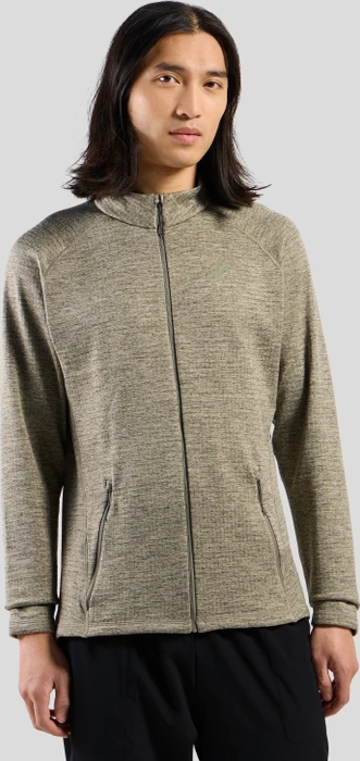 Odlo Tencia Mid Layer Jacke vetiver melange (Herren)
