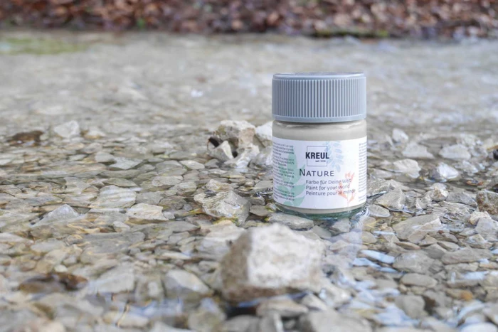 Kreul Nature Effektfarbe, kieselstein, 50ml (49431) – Bild 3 von 4