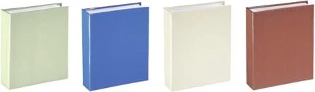 Hama Einsteck Fotoalbum, 22.5x18, 100 weiße Seiten, Mesh Beige, Blau, Grün, Rot