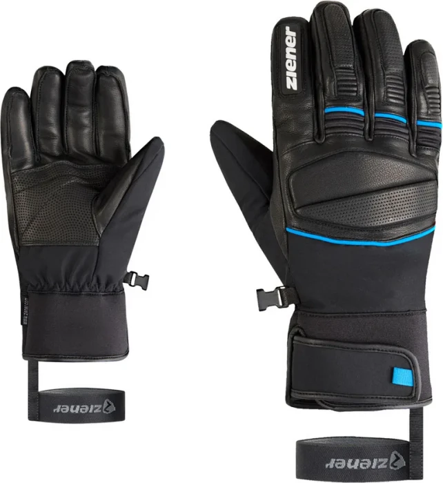 Ziener Gomin-Z AS Skihandschuhe black/persian blue