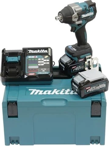 Makita TW008GM201 XGT Akku-Schlagschrauber inkl. MAKPAC + 2 Akkus 4.0Ah