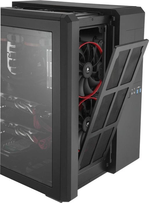 Corsair Carbide Series Air 540, schwarz, Acrylfenster