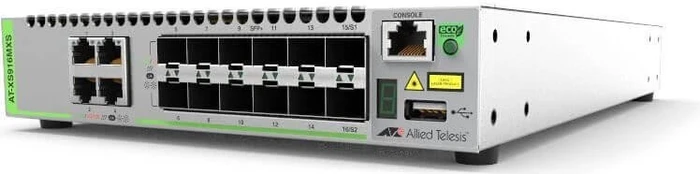 Allied Telesis CentreCOM XS900MX Desktop 10G Managed Switch, 12x SFP+, 4x RJ-45
