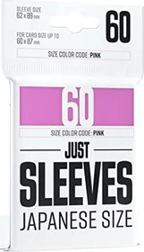 Gamegenic Just Sleeves Japanese Size pink, 60 Stück