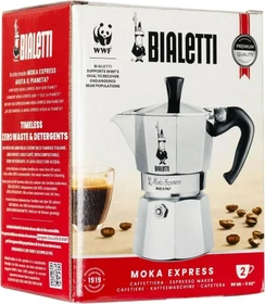 Bialetti Moka Express 2 Tassen Espressokanne