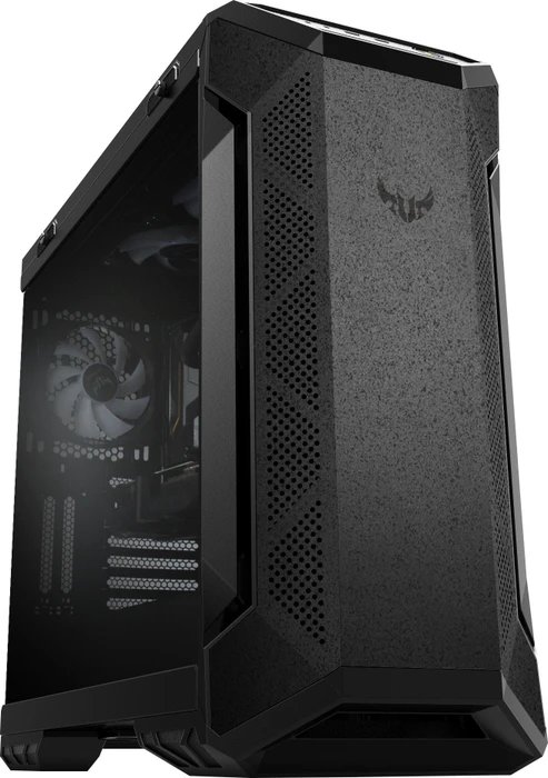 ASUS TUF Gaming GT501, schwarz, Glasfenster