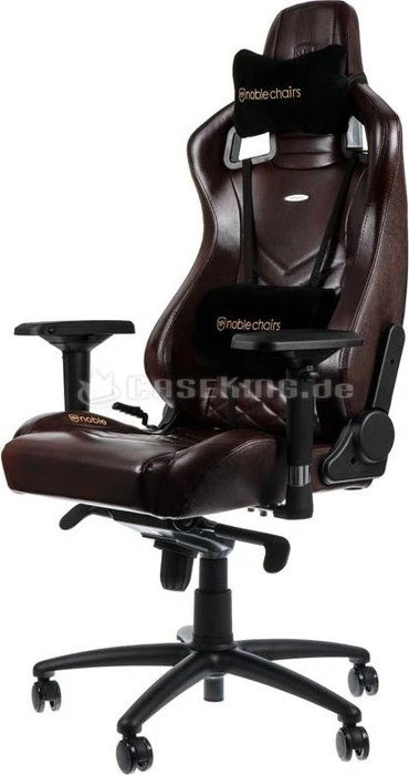 noblechairs Epic Echtleder Gamingstuhl, braun/schwarz