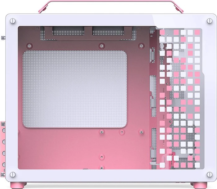 Jonsbo Z20 Pink White, weiß/rosa, Glasfenster