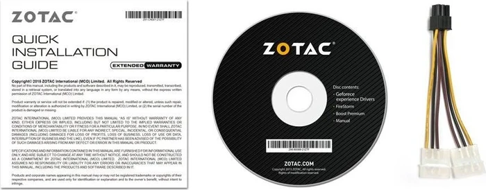 Zotac GeForce GTX 1060 AMP Core Edition, 3GB GDDR5, DVI, HDMI, 3x DP
