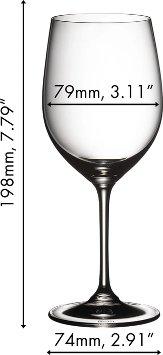 Riedel Vinum Viognier/Chardonnay Weinglas, 2 Stück