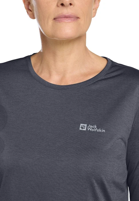 Jack Wolfskin Crosstrail Funktionsshirt 3/4 graphite (Damen)