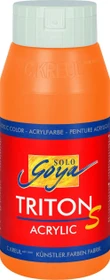 Kreul Solo Goya Triton S Acrylic Acrylfarbe, echtorange, 750ml